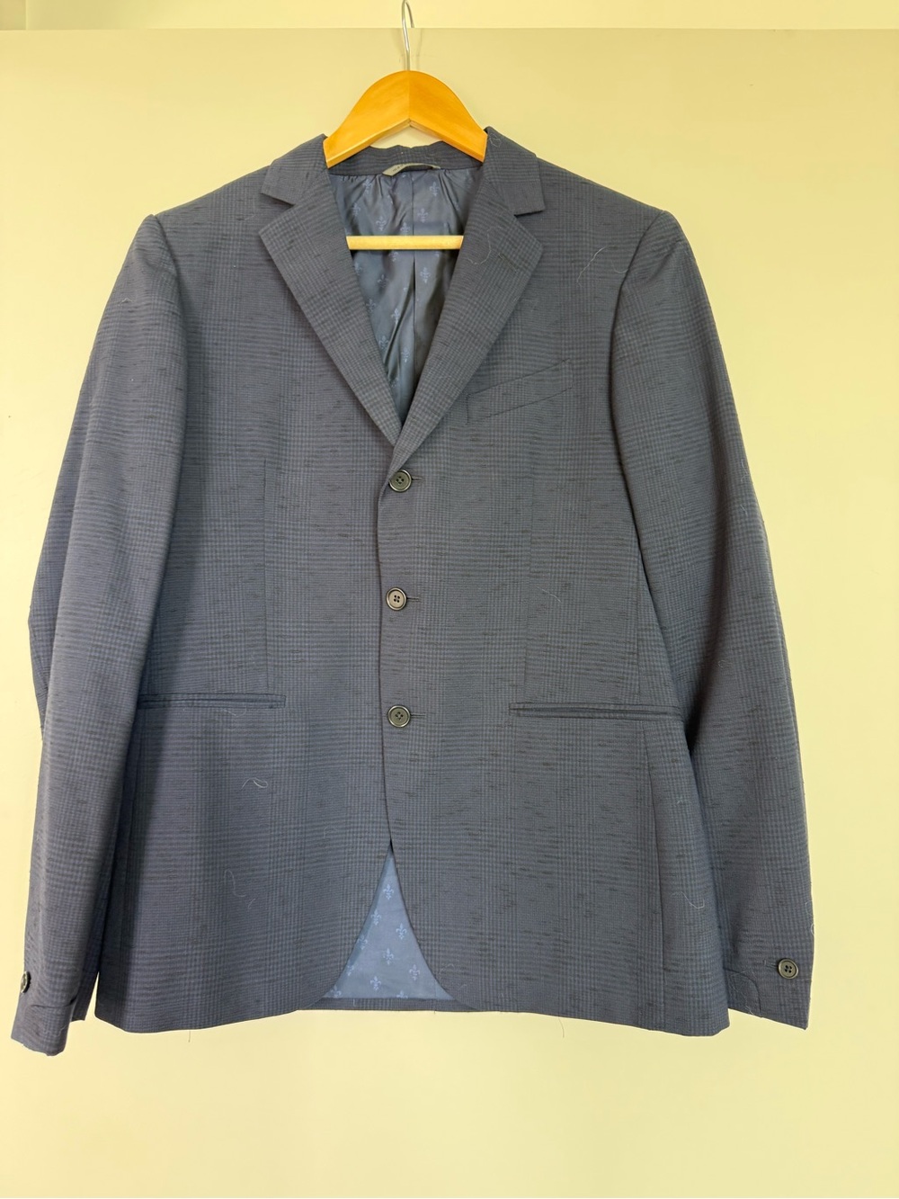 John Varvatos Charcoal Textured Three-Button Sport Coat